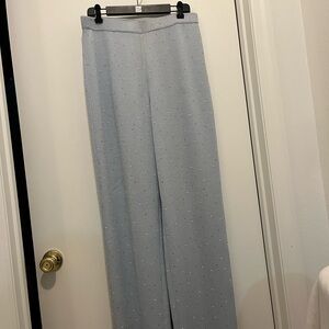 Women's Saint John light Blue Embellished pants
